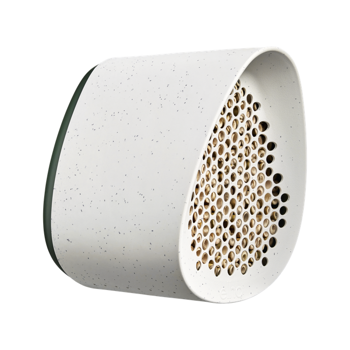 essential bienenhotel 18cm faseriges grau